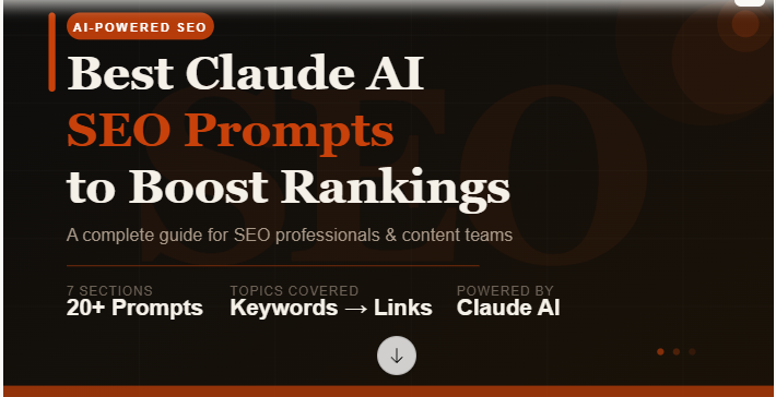 Best SEO Prompts for Claude AI to Increase Organic Traffic