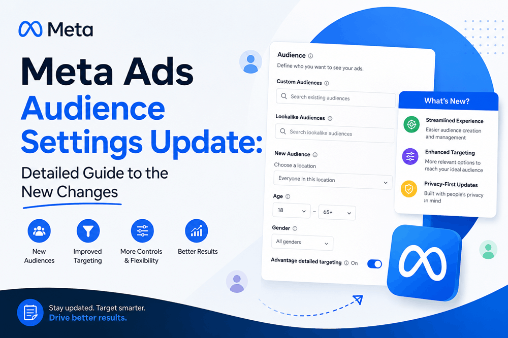 Meta Ads Audience Settings Update
