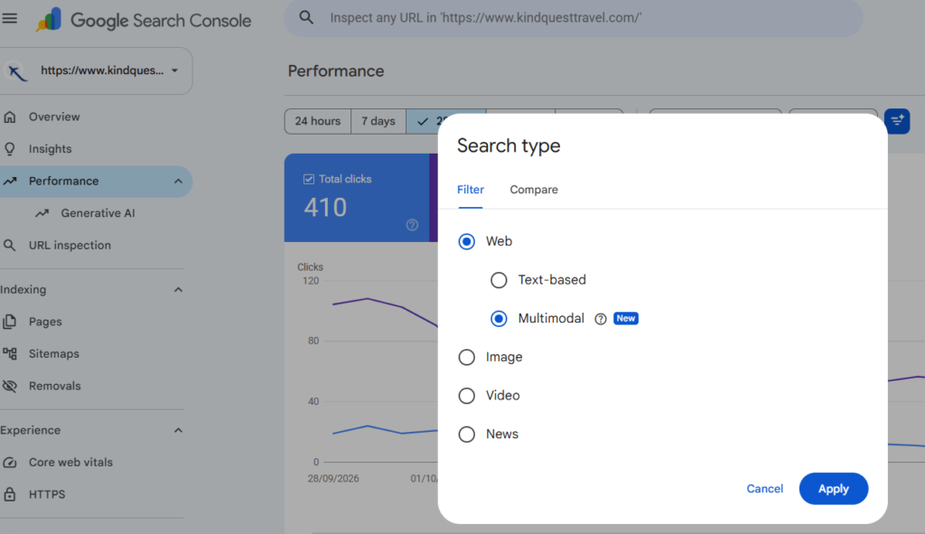 Google Search Console Adds Multimodal